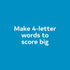 Chronicle Books Four Word Thinking Fast-Paced Word Race, Fun Family Word Game for All Ages