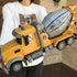RC Cement Mixer Toy Truck for Boys, 6 Channel Remote Control Construction Toys with 2 Rechargeable Batteries