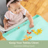 UpwardBaby Rectangular Silicone Placemat - Suction Food Catcher for High Chair & Kids, Non-Slip Washable Table Mats