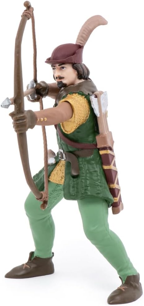 Papo - Standing Robin Hood - Hand-Painted Medieval Fantasy Figurine - 39954 - Collectible for Children 3+