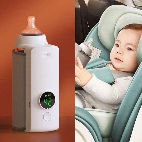 Portable Wireless Rechargeable Baby Bottle Warmer USB Charging and Heating Bag Portable Constant Temperature Milk