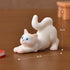 josaner-zz 1/12 Dollhouse Cats w/ Scale Accessories Mini Furniture Model Wooden Miniature (Multicolor-Simple)