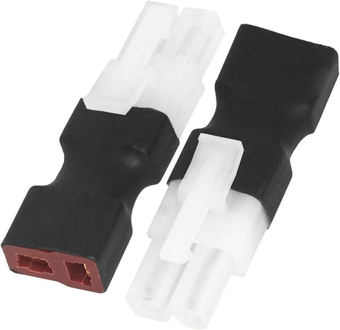2 Pair ShareGoo Adapter, Compatible with Big Tamiya Style to T Style Plug for RC FPV Drone Car Truck