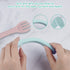 Vicloon Silicone Baby Spoon and Fork Set, 4PCS Baby Led Weaning Utensils, Dishwasher Safe