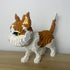 Set 1400PCS Mini Cat Building Blocks - Yellow Cat Micro Bricks for Adults, Collectible Toy for Cat Lovers, The Elegance