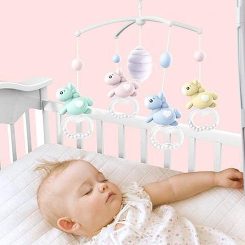 AFUNTA 26 Inch Baby Mobile for Crib, Adjustable Screw Crib Mobile Arm with Music Box Holder, Crib Mobile for Baby Girl