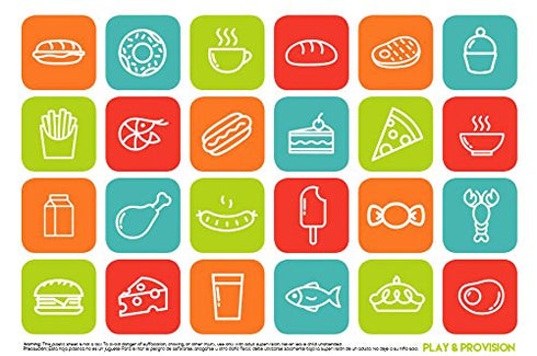 Play&Provision (40 Count) Disposable Placemats for Babies and Toddlers