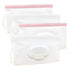 Portable Refillable Wet Wipe Pouch, Reusable Travel Wipes Holder & Case, Lightweight