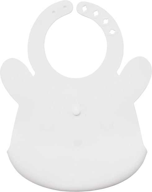 Roll-Up Silicone Bib - Tiny Twinkle Waterproof Bib with Food Catcher