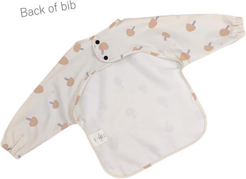 Long Sleeve Waterproof Baby Bibs with Food Catcher - Easy Clean & Washable for Infants and Toddlers