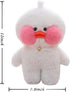 ?2Pack? Duck Stuffed Animals Plush Toy, Removable Clothes, Cute Soft Duck Gifts for Kids (Pink+Brown, White Duck-12)
