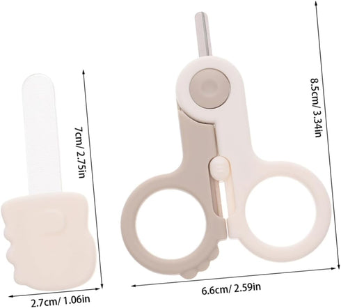 Set Trimmer Newborn Nail Safety Scissor Nail Clipper Grooming Kit Cuticle File for Boy Girl Toddlers