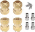 Brass Wheel Hex Hub 10mm(+6mm) Extenders Adaptor Set for 1/18 TRX4M RC Crawler Car Upgrade Parts