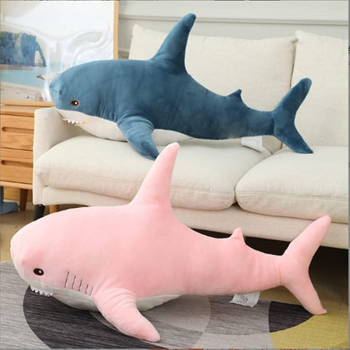 Stuffed Animal Shark Plush - Giant Pink Shark Plush Pillow Toy, 31 inches for Home Decoration Kids Gift