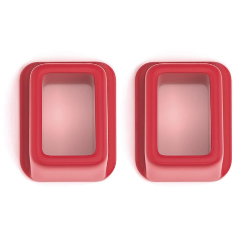 2-Pack Buckle Holder Compatible with Baby Seat, Keeps Buckle in Upright Position for Easier Buckling (Red, Regular)