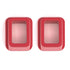2-Pack Buckle Holder Compatible with Baby Seat, Keeps Buckle in Upright Position for Easier Buckling (Red, Regular)
