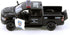 Kinsmart 2019 Dodge Ram 1500 Police Pickup Truck Diecast Model Car, 1/46 O Scale Diecast Truck