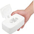 Ipetboom 6.69X4.13X2.36In Baby Wipes Dispenser Refillable Wet Tissue Holder with Nonslip Base and Dust Cover Portable