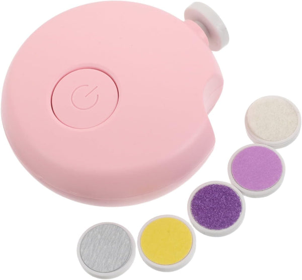 Electric Baby Nail Trimmer: Quiet Polishing Nail Filer - 6 in 1