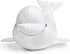 ZHONGXIN MADE Simulation White Beluga Whale Plush Toy - Long Lifelike Delphinapterus leucas Doll