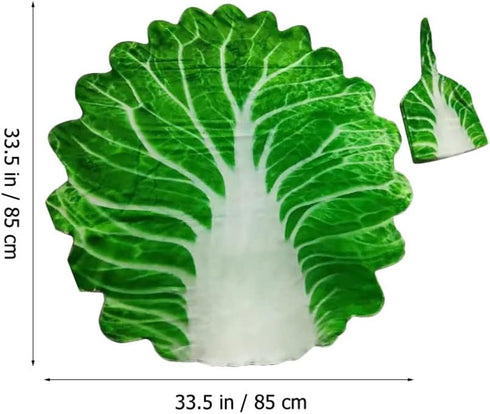 Toddmomy Baby Swaddle Blanket Cabbage Photo Blankets with Hat Infant Swaddle Wrap Unisex Blankets Memory Photography Background Props for Newborn Toddler Green 85cm Swaddle Blankets Baby Girl by Toddmomy