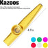LovesTown Kazoos - 6 PCS Metal Kazoos Flute for Kids Gift Party Favor Bag Fillers