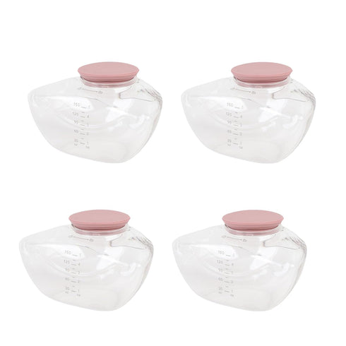 NOENNULL 4 M9 150 ML Pcs Breastmilk Collection Cup for Wearable Breastpump Milk Collector Cup Breastfeeding Accessories