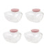 NOENNULL 4 M9 150 ML Pcs Breastmilk Collection Cup for Wearable Breastpump Milk Collector Cup Breastfeeding Accessories