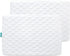 Pack 4 Pack Set, Biloban and Play Sheets and Waterproof Mattress Protector Pad Cover Ultra Soft, Grey, Noiseless