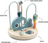 Done by Deer Wally Bead Maze - Educational Toy for Kids, Ocean Blue Theme for Fine Motor Skill Development