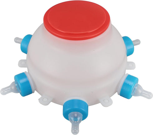 Fockety Lamb Milk Feeder Bottle, 6 Pacifier Round PC Plastics Easy to Clean
