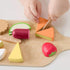Set, 19-Piece Playset 3+ Fisher-Price Wood Pretend Play Toy Charcuterie Board with Wood & Fabric Food for Preschool