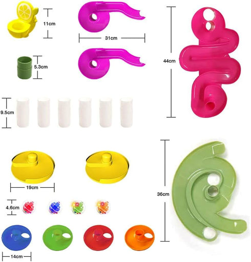 22 45 13 WEofferwhatYOUwant Potty Ball Drop Tower Toddler STEM Piece Toy with Lemon Toilet, Hour LED Motion Activated