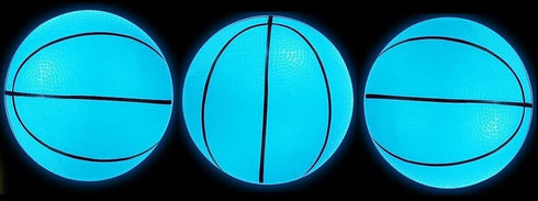 Toys+ Glow Balls! Glow in The Dark Mini Basketball for Fun Play
