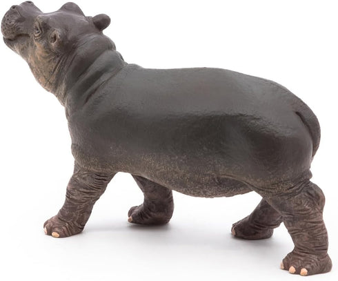 Papo Hand-Painted Wild Animal Kingdom Hippopotamus Calf Figurine 50052, Collectible for Children 3+