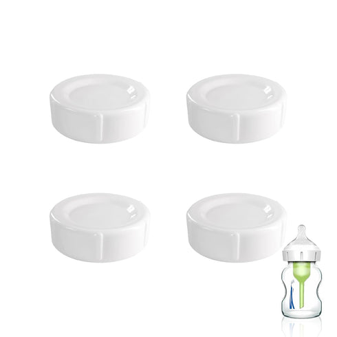 MaiTianna 4pcs Wide Bottle Caps Compatible for Wide-Neck Natural Flow Dr Brown Bottles,BPA