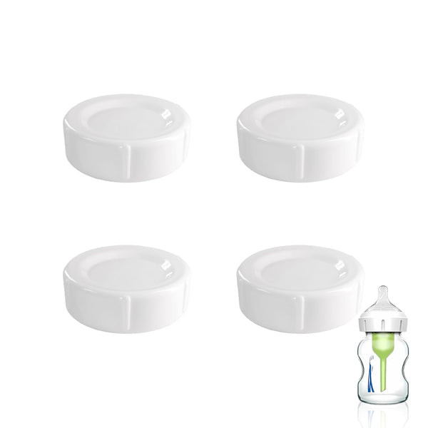 MaiTianna 4pcs Wide Bottle Caps Compatible for Wide-Neck Natural Flow Dr Brown Bottles,BPA