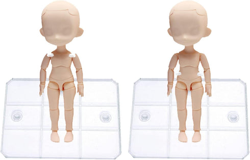 Yocoolfun 3 Pack 3.75" 6" 3 Action Figure Stand for and Figures - Each Doll Model Support Stand includes Clamps