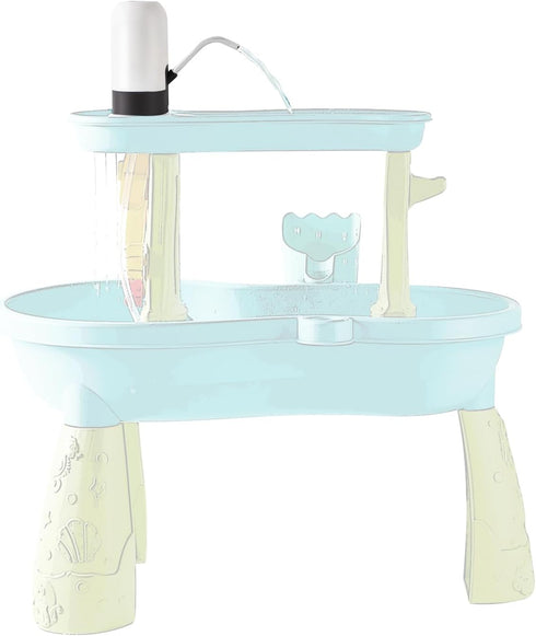 Water Play Table Pump for Kids, Portable Mini Water Pump for Summer Outdoor Water Toys