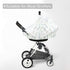 DILIMI Baby Car Seat Cover Green Leaf, Breastfeeding Cover Soft Breathable Infant Carseat Canopy Multifunctional Cover
