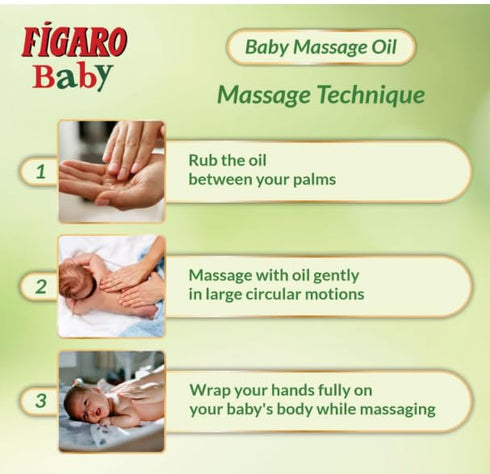 Generic 200 Ml Figaro Baby Massage Oil With Goodness Of Natural Olive Oil Enriched With Vitamin E, Dermatologically