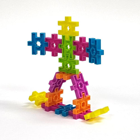 KADU DA Brights 28 Piece Set - STEM/STEAM Building + Construction Toy for Imaginative Play