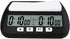 Digital Chess Timer Professional Chess Clock with Alarm, 3-in-1 Portable Timer, 2 AA Battery Included (Black)