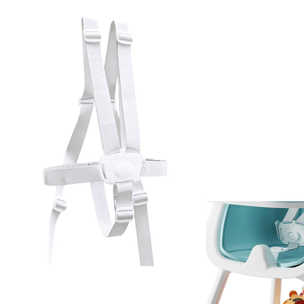 Adjustable 5 Point Harness Seat Belt Safety Strap for High Chair, Baby Safe Harness for Stroller, Pushchair, Pram