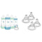 MAM 9 oz Easy Start Matte Deco Boy 4 Pack with Bonus Fast