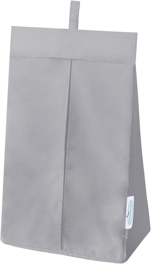 SPRINGSPIRIT Diaper Stacker Caddy Organizer, Easy Access & Dustproof Portable Holder for Adults or Nursery (Grey)