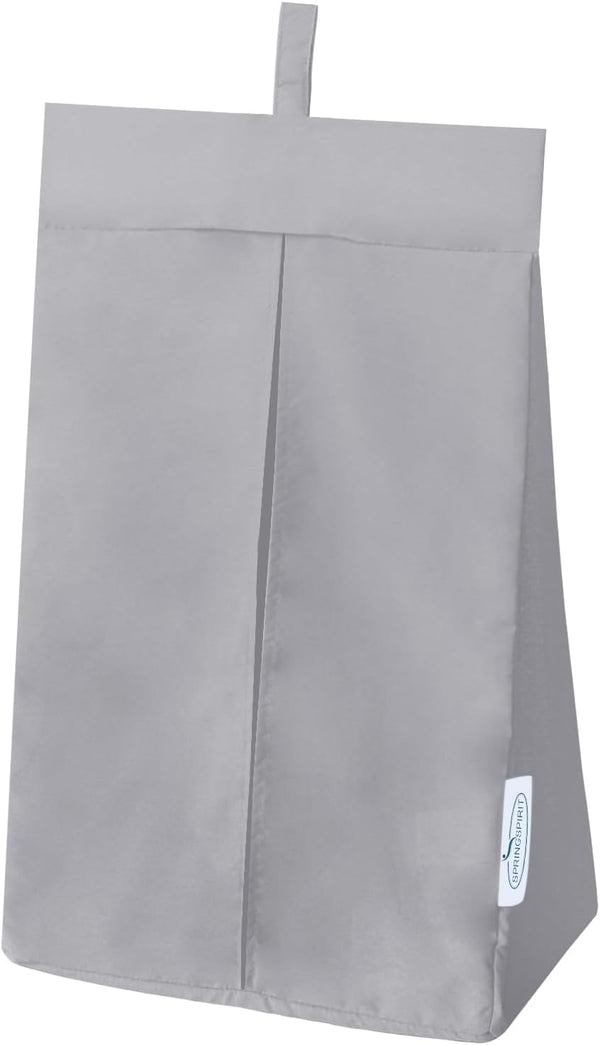 SPRINGSPIRIT Diaper Stacker Caddy Organizer, Easy Access & Dustproof Portable Holder for Adults or Nursery (Grey)