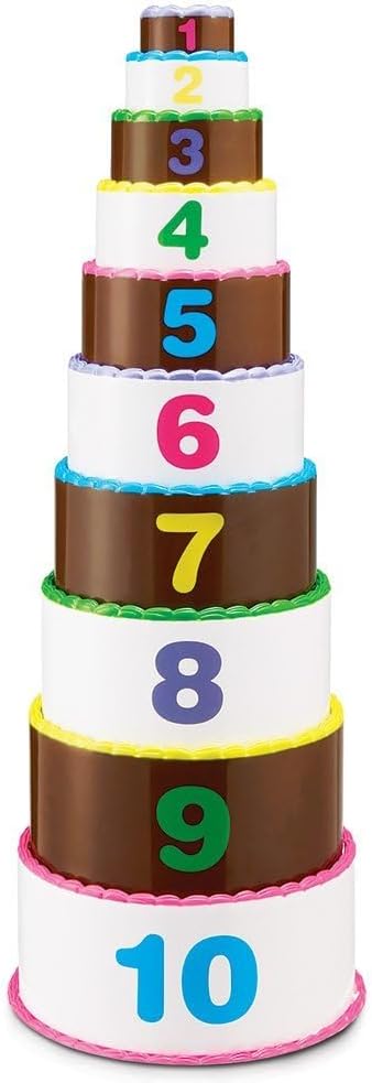 Count 10 18+ Counting Learning Resources Stack and Layer Cake - Pieces, Ages months Toddler Learning Toys, Early