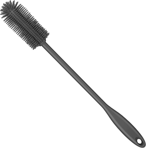 Purtribe Silicone Bottle Brush, Water Bottle Cleaner Brush with Long Handle, Perfect for