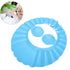 Srliya Baby Shower Shampoo Bath Cover Soft Adjustable Visor Hat for Toddlers Silicone Hair Sun Ear for Kids (Blue)